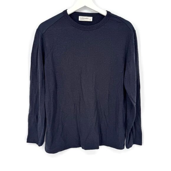 Icebreaker Black Long Sleeve Wool Base Layer Men’s XS - Picture 1 of 8